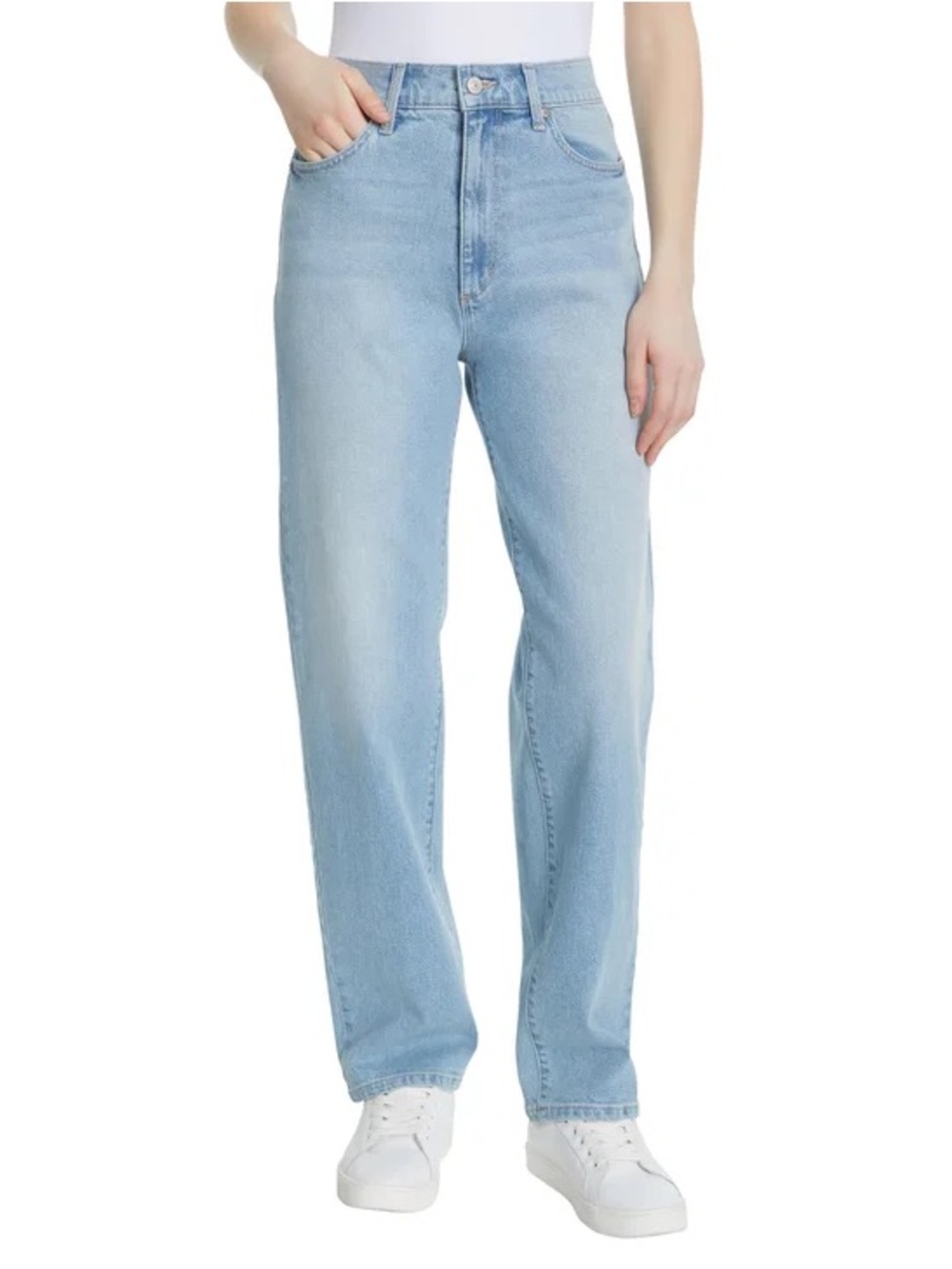 Gloria Vanderbilt Women's Straight-Leg Jeans in Light Blue